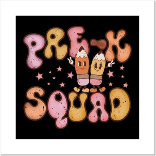 Retro Pre-K Squad Posters and Art